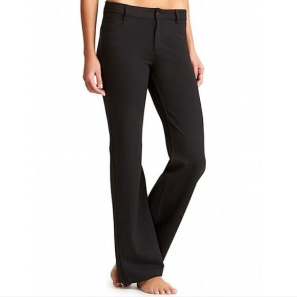 Athleta Sz 0 Black Ponte Classic Pant - Picture 1 of 8